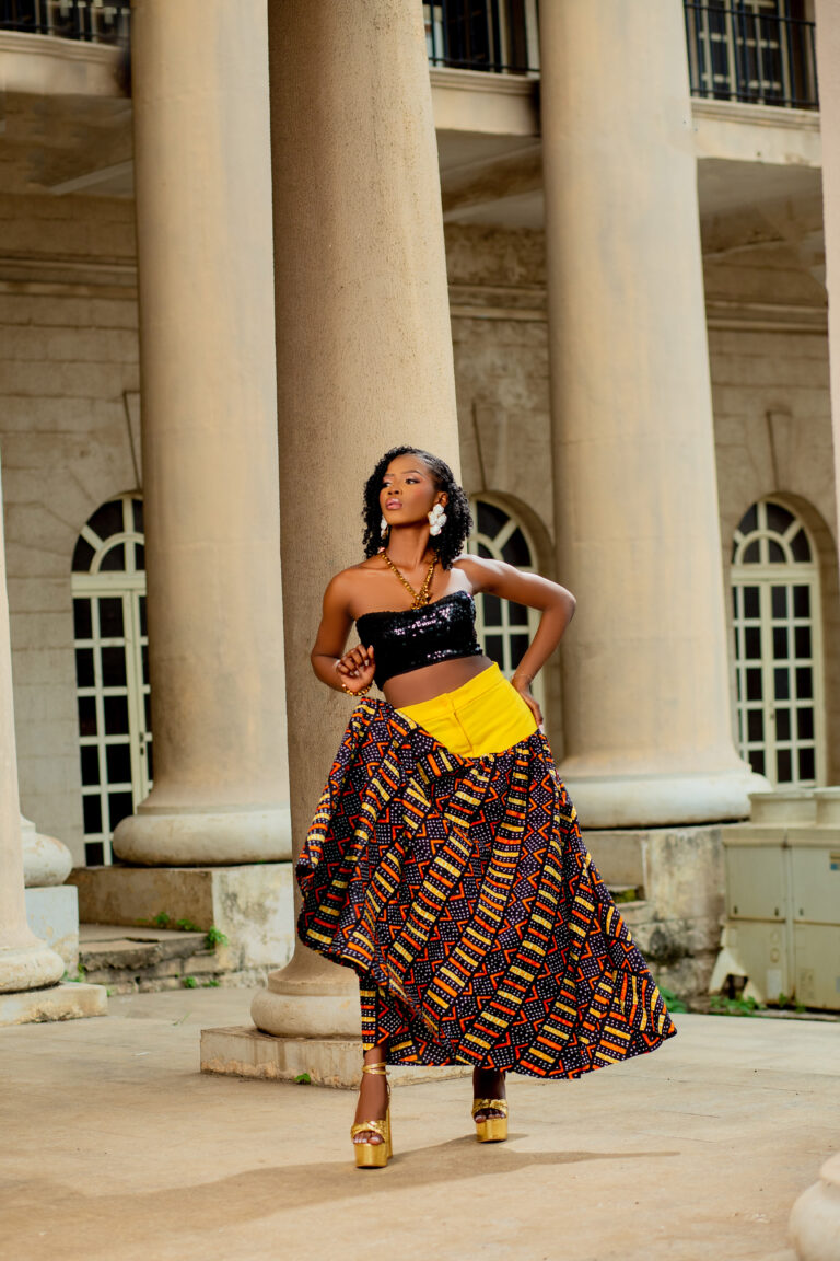 MAXI ASO OKE-ANKARA SKIRT