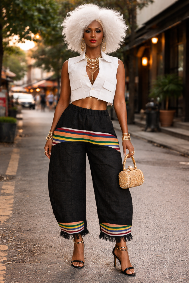 AFARA WIDE LEG TROUSER